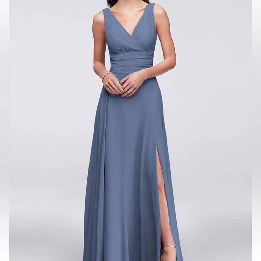 David’s Bridal STEELBLUE Bridesmaid dress
